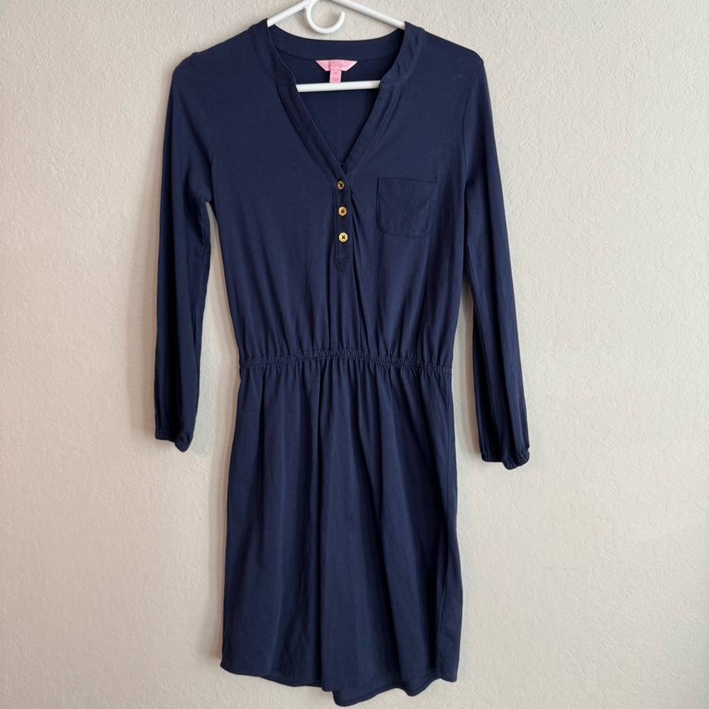 Lilly Pulitzer Navy Blue Dress XS
